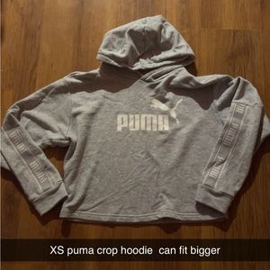 Puma crop hoodie